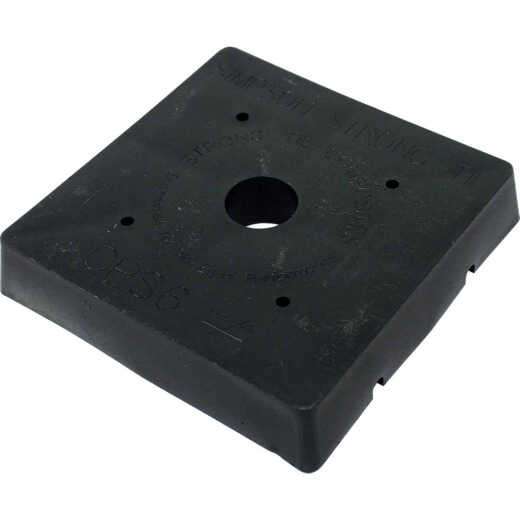 Simpson Strong-Tie 6 In. x 6 In. Black Composite Standoff Post Base