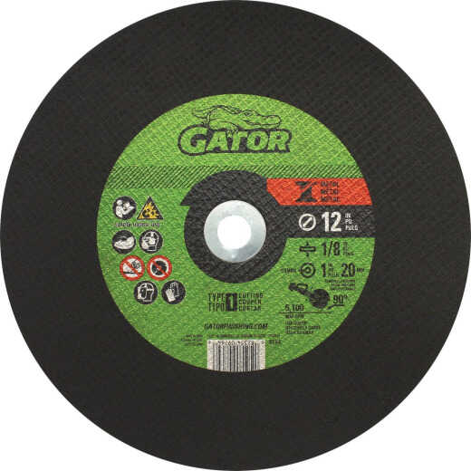 Gator 12 In. x 1/8 In. x 1 In. Metal Cut-Off Wheel