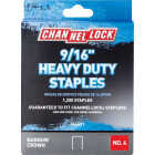 Channellock No. 4 Heavy-Duty Narrow Crown Staple, 9/16 In. (1250-Pack) Image 1