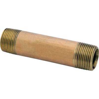 Anderson Metals 3/8 In. x 2-1/2 In. Red Brass Nipple