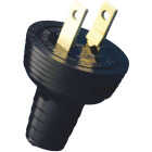 Leviton 15A 125V 2-Wire 2-Pole Round Cord Plug Image 3