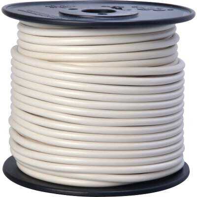 ROAD POWER 100 Ft. 10 Ga. PVC-Coated Primary Wire, White