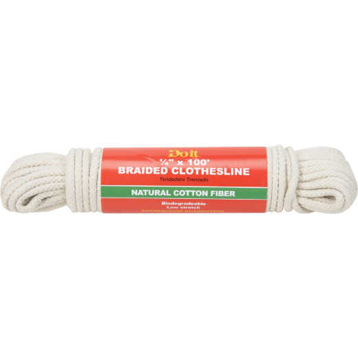 Do it Best 100 Ft. 1/4 In. Braided Clothesline