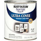 Rust-Oleum Painter's Touch 2X Ultra Cover Premium Latex Paint, Flat White, 1 Qt. Image 1